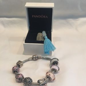 Pandora Bracelet with 8 Beads